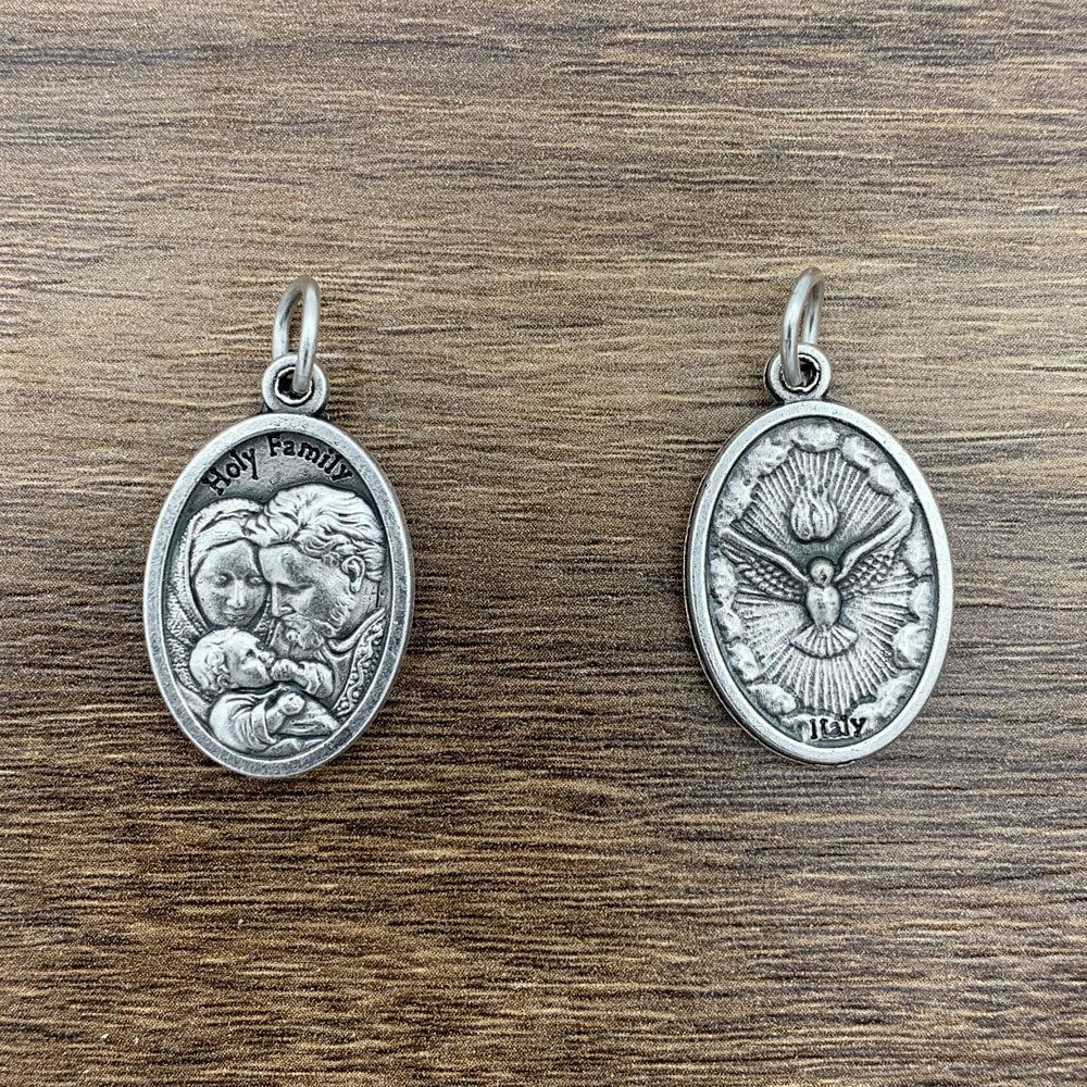 Holy Family - Holy Spirit Medal - Front - Back