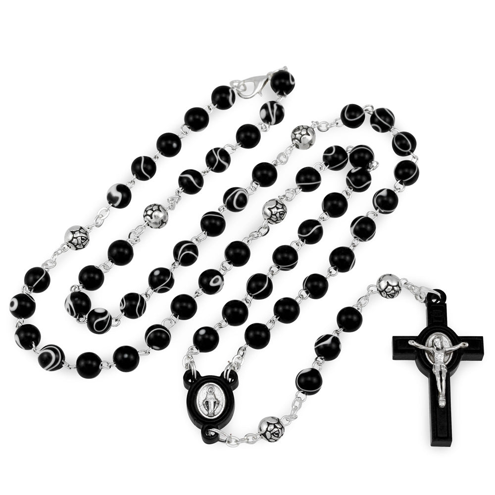 Silk Beads Rosary