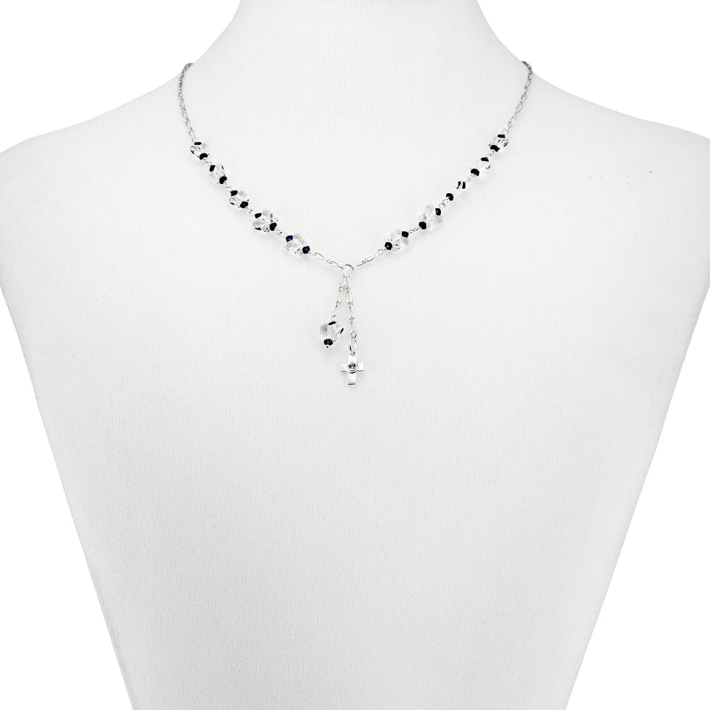 Swarovski Beads Rosary Necklace