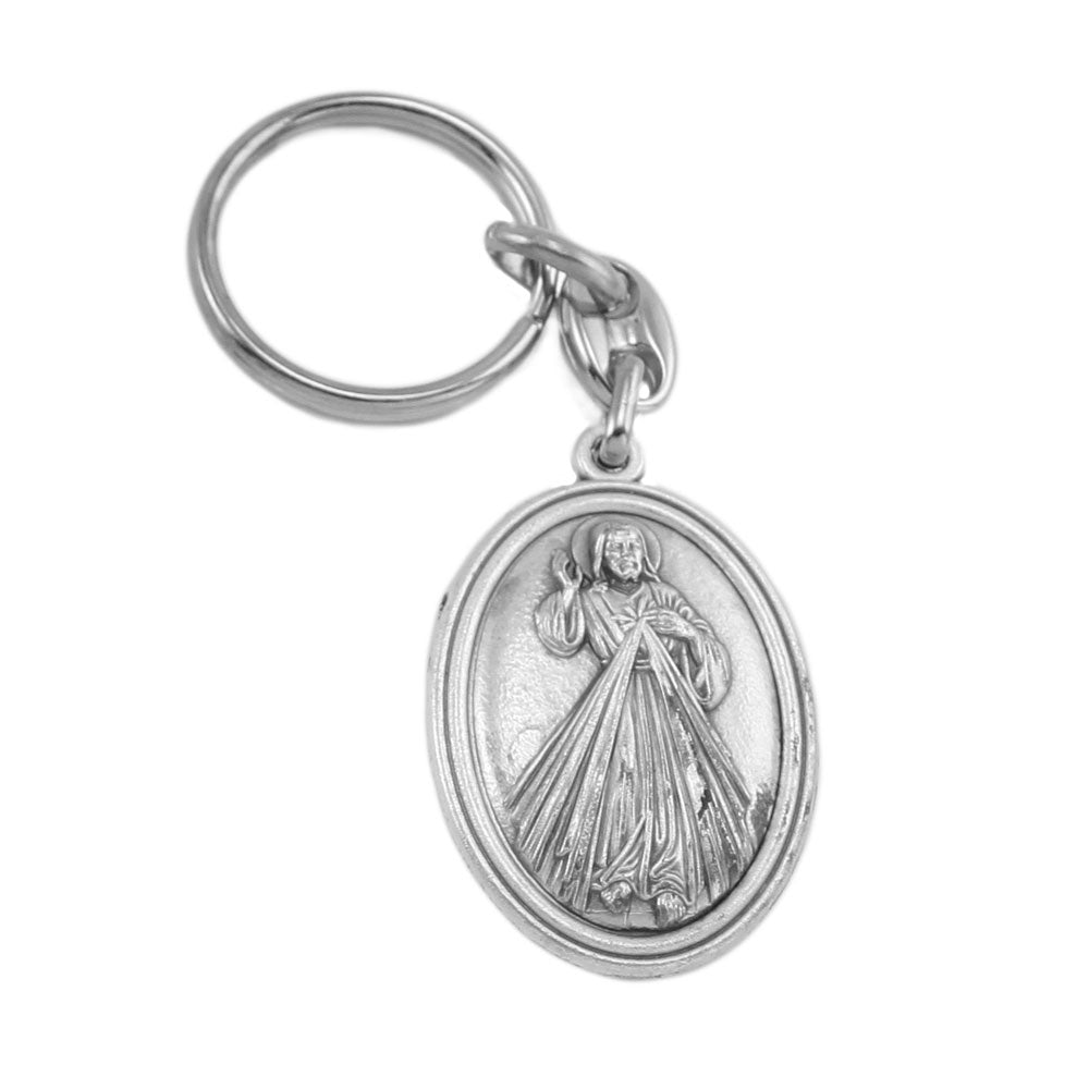 Divine Mercy Rosary Gift Set w/ Keychain