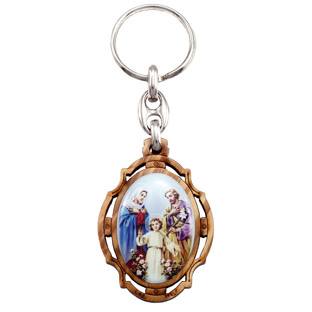 Holy Family Keychain