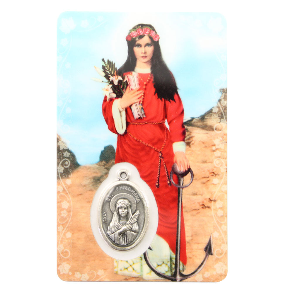 Novena Prayer to St Philomena, Prayer Card
