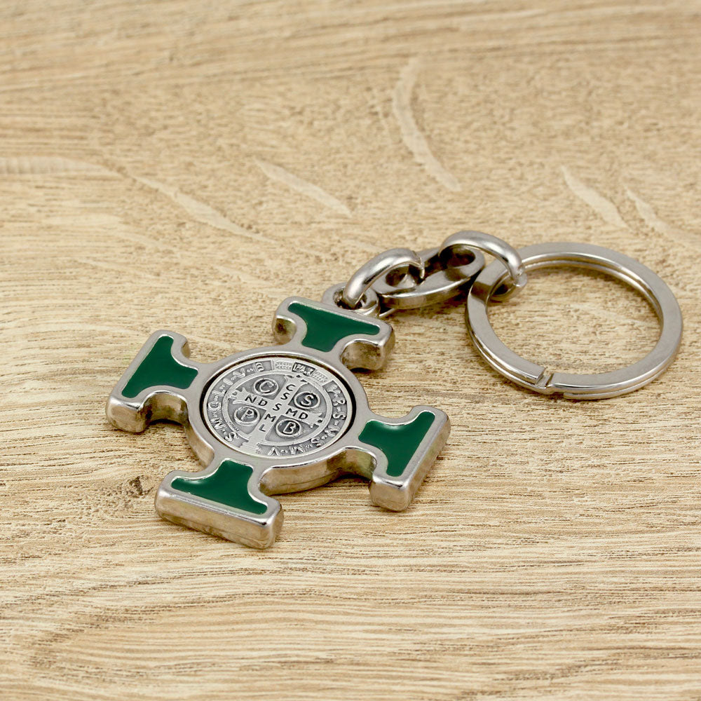 Benedict Catholic Keychain