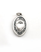 Infant of Prague - Sacred Heart Medal - Back