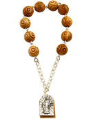 Catholic Decade Rosary, Carved Olive Wood