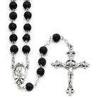 Black Lava Beads Rosary