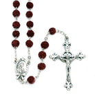 Rosary Red Lava Rock Mother Child Women Men Teens