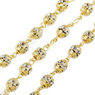 Crystal Beads Catholic Rosary