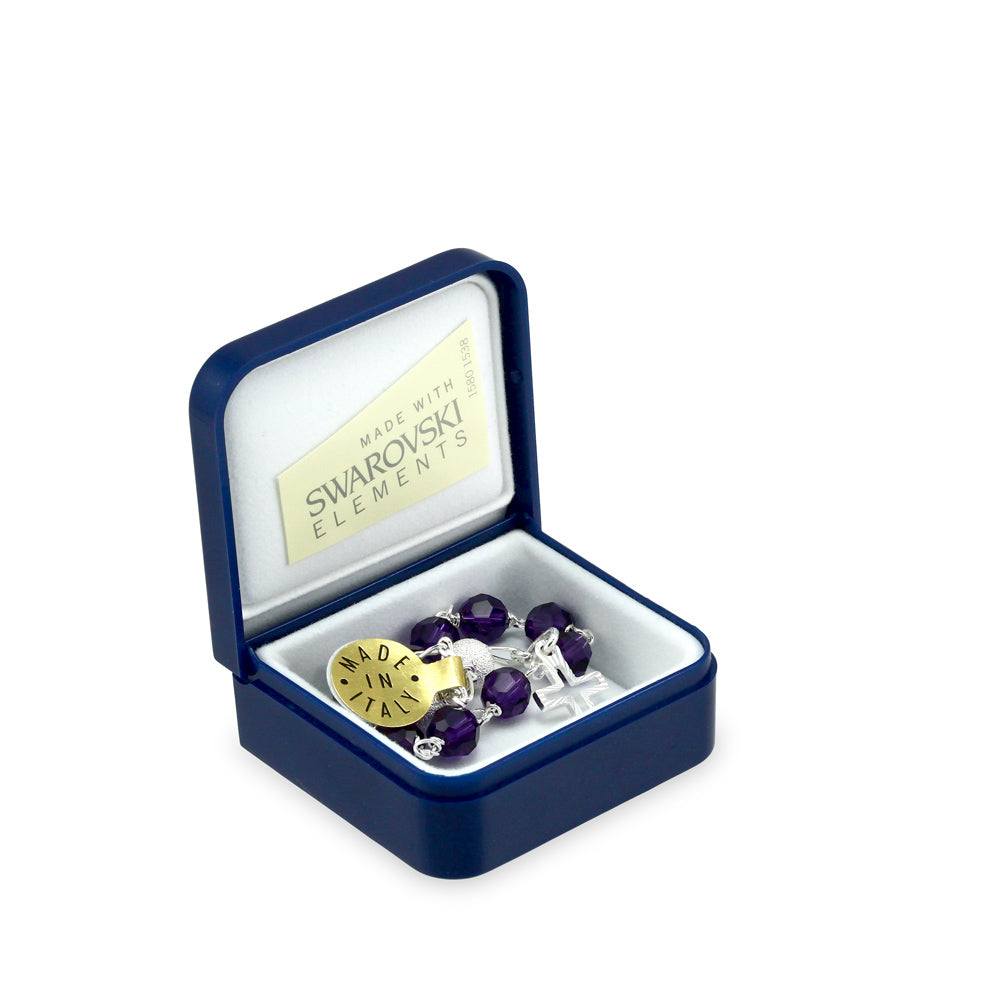 Swarovski Beads Rosary Bracelet 