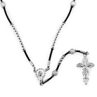 Silver Rosary Necklace