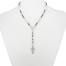 Sterling Silver Rosary Necklace