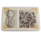Divine Mercy Rosary Gift Set w/ Keychain