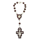 Burgundy Wooden Beads Decade