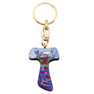 Sister Water Tau Cross Keychain