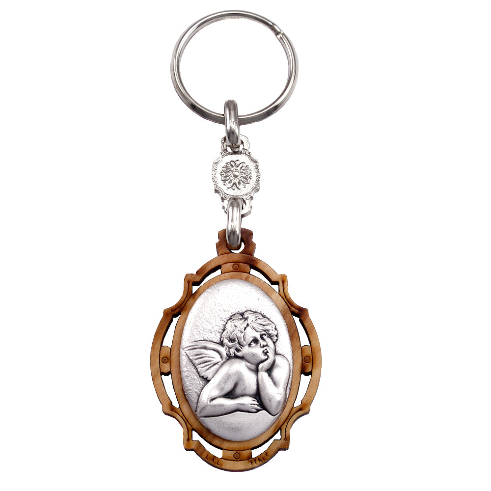 Cherub Angel Keychain