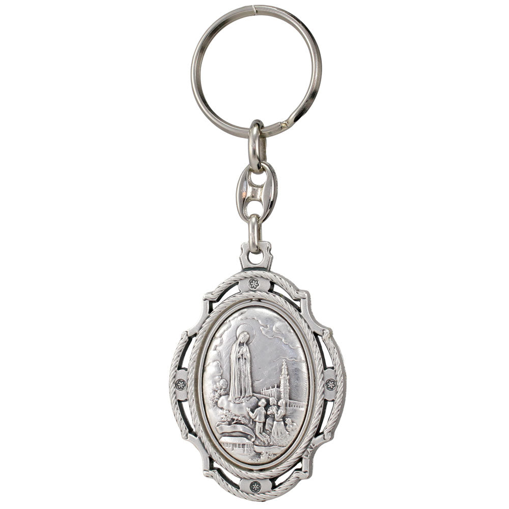 Fatima Anniversary Spinning Keychain - 100 Years