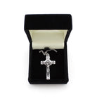 Jerusalem Crucifix with Relic - Pewter with Chain