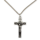 Relic Crucifix from Jerusalem Pewter