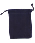 Dark Blue Soft Velour Rosary Pouch