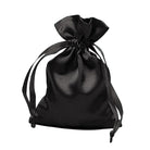Rosary Pouch Fine Black Satin