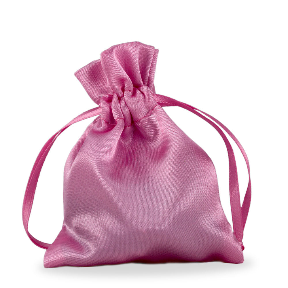 Rosary Pouch Fine Rose Satin