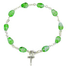 Green Glass Beads Bracelet