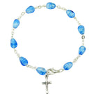 Blue Glass Beads Bracelet