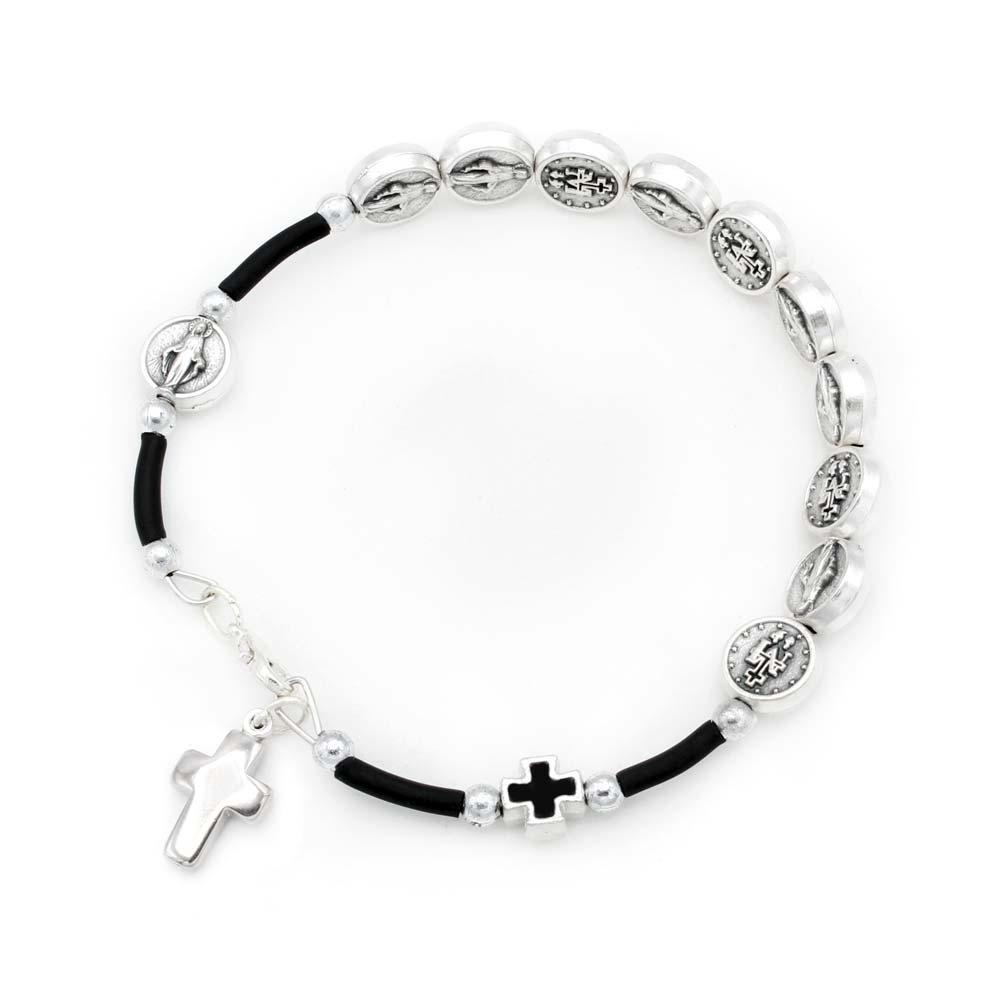 Miraculous Medal Rosary Bracelet