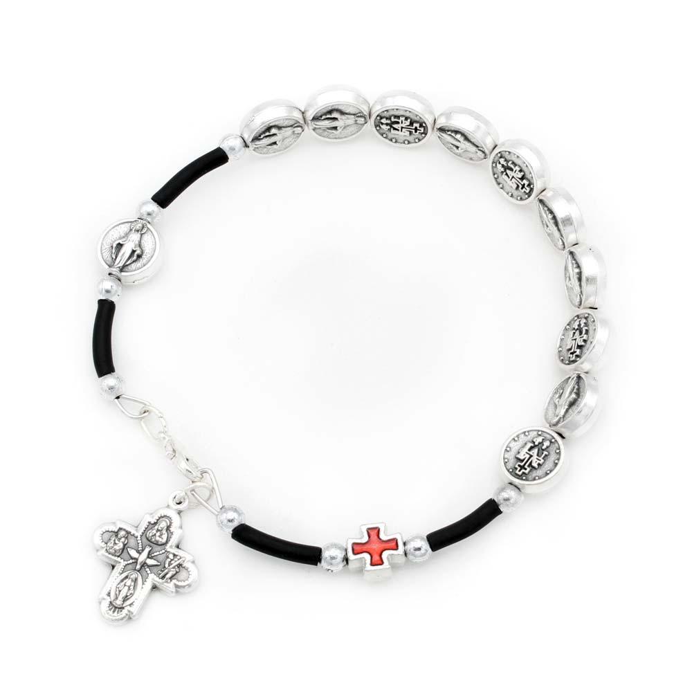 Miraculous Medal Rosary Bracelet