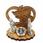 Nativity Scene miniature  Manger Angel 