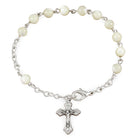 Rosary Bracelet Mother of Pearl Beads