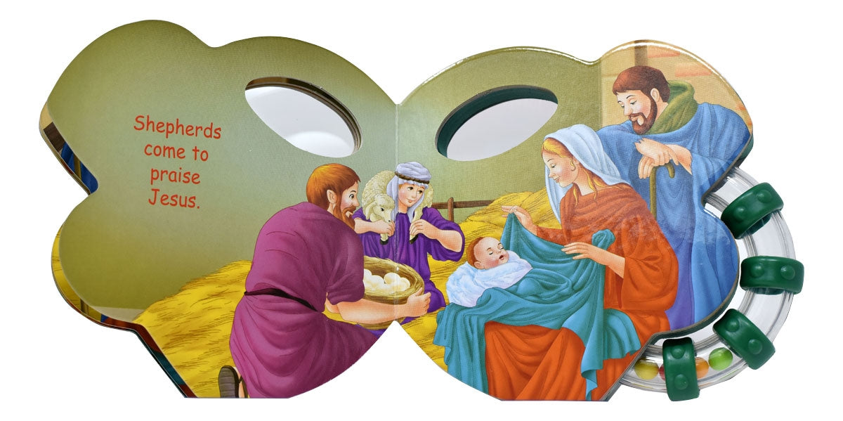 Christmas Joy Rattle Catholic Book