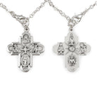 Four Way Cross Bracelet Rosebud Beads