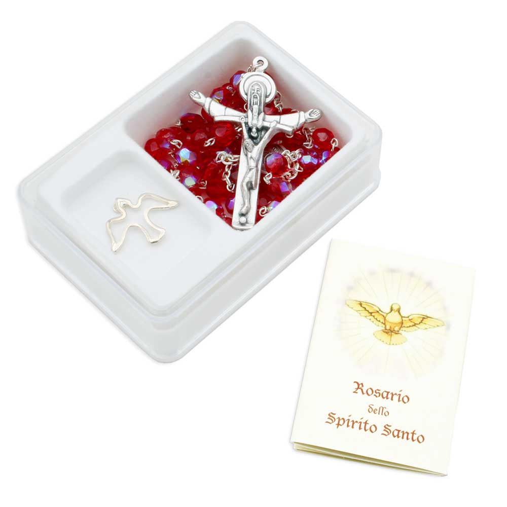 Confirmation Holy Spirit Rosary Pin Gift Set