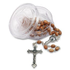 Olive Wood Beads Rosary Immaculate Conception with Box